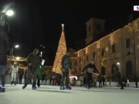 Târgurile de Crăciun din Sibiu și Craiova, gata de deschidere: decoruri de poveste, roată panoramică și „ninsoare” de lumini