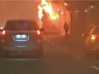 autobuz incendiu bacau