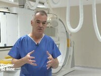 Cum se elimină durerile de articulații prin radiologie intervențională. Se introduce un ac, sub anestezie