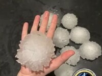 O furtună a făcut prăpăd în Australia: grindină de 14 centimetri și rafale de 100 km/h. 95.000 de locuinţe fără electricitate