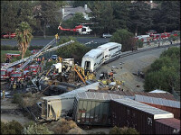 Catastrofa feroviara langa Los Angeles, soldata cu 25 de morti