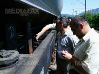 Locomotiva trenului Sofia-Moscova a luat foc in Suceava