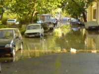 Strada a fost inundata