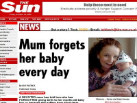 Exista ceva mai trist de atat? Mama care-si uita copilul zilnic...