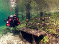 Imagini incredibile! Parcul care se transforma in lac