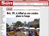 Un crocodil a prabusit un avion in Congo! 20 de morti