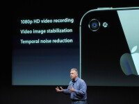 FOTO. Primele imagini cu noul iPhone. Cand toata lumea astepta varianta 5, Apple a lansat 4s