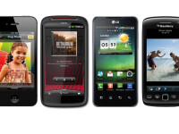 iPhone 4S vs. HTC Sensation XE vs. LG Optimus 2X vs. BlackBerry Torch 9860