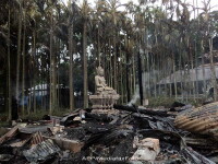 templu budist incendiat, Bangladesh