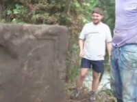 Monument vechi de 2.000 de ani descoperit pe fundul raului Mures. Ce spun arheologii