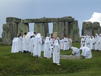 ritual druizi la Stonehenge