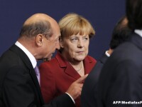 Traian Basescu, Angela Merkel