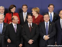 Traian Basescu, Angela Merkel, Jose Manuel Barroso, David Cameron