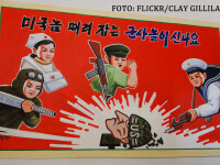 afis anti-american din Coreea de Nord