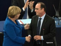 Angela Merkel si Francois Hollande