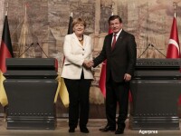 Angela Merkel si premierul turc