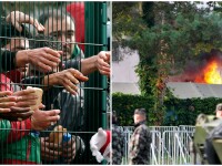 ONU critica Cehia pentru ”conditiile degradante” oferite migrantilor. In Slovenia refugiatii au incendiat o tabara