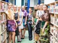 Prezenatre de moda la Biblioteca “Octavian Goga” din Cluj. Designerul clujean Calina Langa a lansat o noua colectie de haine