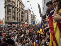 Proteste masive în Barcelona, în urma referendumului catalan