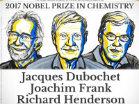 nobel 2017, chimie, Jacwues Dubochet, Joachim Frank, Richard Henderson