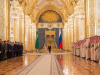 regele Arabiei Saudite Salman bin Abdulaziz Al Saud si Vladimir Putin la Kremlin