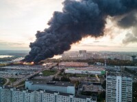 Incendiu în Moscova: 3000 de persoane, evacuate