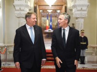 Jens Stoltenberg si Klaus Iohannis