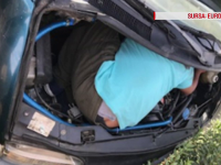 Nouă migranţi albanezi, ascunşi într-un autocar înmatriculat în România, au fost descoperiţi la Calais