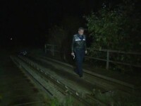 politist pe sina de cale ferata