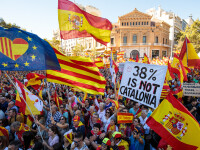 protest la Barcelona pentru unitatea Spaniei