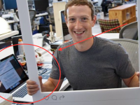Zuckerberg laptop