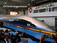Viitorul transportului de călători începe azi. Capsula care atinge 1.200 km/oră, prezentată în Spania