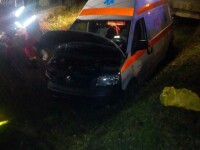 Accident grav în Sălaj. O femeie care era transportată cu ambulanța a murit