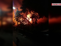 Incendiu violent în Pantelimon