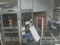 Hoții au luat seiful cu totul dintr-un supermarket