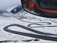 Ninsoare pe Transfăgărășan