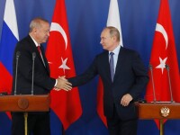 Erdogan, vizită oficială în Rusia. Va discuta cu Putin despre situația din Siria