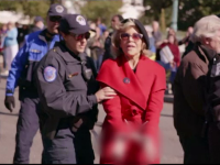 Jane Fonda a fost premiată în timp ce se afla în custodia poliției. De ce a fost reținută