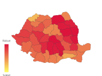 Alba, Bucureşti şi Cluj au o incidenţă a cazurilor de peste 3 la mie