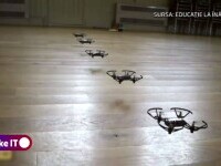 Educația la înălțime, la propriu. Cum se transmit live lecțiile cu drona, în mai multe zone din România