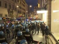 Proteste violente în Italia împotriva certificatului verde la locul de muncă, în timp ce Rusia are un record de decese