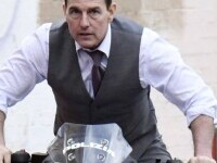 Tom Cruise, cascadorie impresionantă pe aripa unui avion de război pentru \