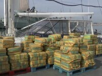 Peste cinci tone de cocaină au fost găsite pe un iaht în largul coastelor portugheze