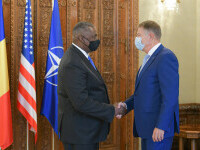 Secretarul american al apărării: România dă un exemplu important al angajamentului aliat