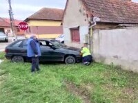 O șoferiță fără permis a fost la un pas să provoace o explozie, în Caransebeș. S-a oprit într-o țeavă de gaze
