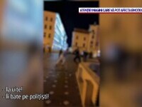 Un scandalagiu băut din Timișoara i-a luat la bătaie pe polițiștii locali care voiau să-l legitimeze