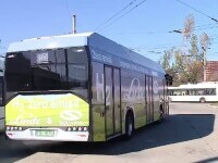Cum arată autobuzul pe bază de hidrogen testat la Cluj. Costă jumătate de milion de euro