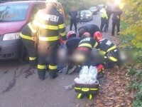 Accident grav în Cluj. Un bărbat a murit şi o femeie a fost rănită. A intervenit un elicopter SMURD