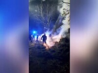 Pompierii stingeau un incendiu în Argeș, anunțați că un alt foc a izbucnit în apropiere, pus intenționat. Ce s-a întâmplat