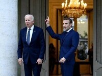 Summit cu surprize la Roma. Joe Biden, îmbrățișări și zâmbete cu Emmanuel Macron, după scandalul submarinelor